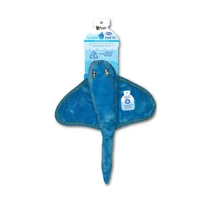 Clean Earth Plush Stingray Dog Toy