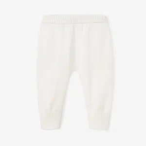 Whisper White Fine Knit Baby Pant